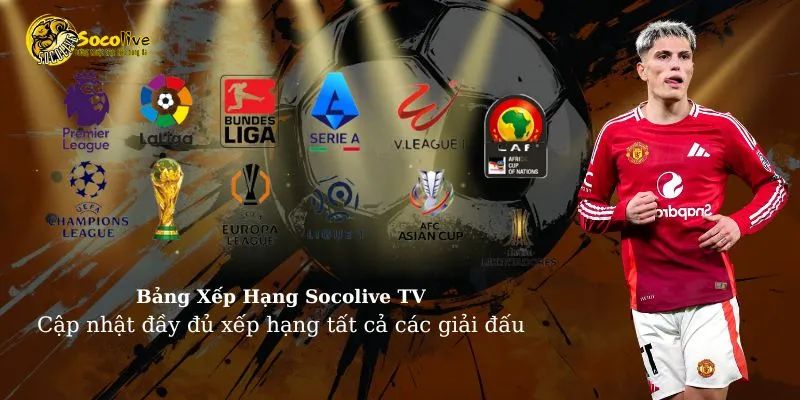 Minh bạch bảng xếp hạng socolive